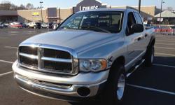 UP FOR SALE IS A REALLY NICE 2005 DODGE RAM 1500 PICKUP TRUCK
4X4 FOUR WHEEL DRIVE ON DEMAND
XENON LIGHTS
SLT MODEL - COMES WITH POWER WINDOWS, POWER MIRRORS, POWER LOCKS , CRUISE CONTROL, TILT
HAS REALLY NICE WIDE TIRES