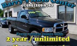 **Get a FREE 2 Year Unlimited Mileage Warranty!!**
Here is a 4x4 that runs great but has some miles on it. We did a NYS inspection and safety check, changed the oil, replaced the front brake pads and rotors, put on four new tires, replaced both side