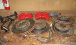 Up for sale are 2 used front rotors. They were removed from a 2005 Ford E-150. They also may fit other applications! They are both in good condition, smooth, no grooves or gouges. The price on the 2 rotors is $30.00. Any questions please call 516-483-1852