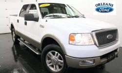 ***EXTRA CLEAN***, ***FINANCE***, ***LARIAT***, ***LEATHER***, and ***WARRANTY***. 4X4! Crew Cab! How would you like cruising off in this great-looking 2005 Ford F-150 at this specially discounted price?. You just simply can't beat a Ford product. J.D.