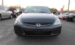 This 2005 Honda Accord EX-L is one of the best mid-sized cars out there! This Accord Sedan combines high quality and a well-established record of reliability with everyday economy of operation and pleases drivers by the millions! The 3.0 liter V6 engine