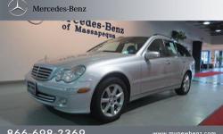 Mercedes-Benz of Massapequa presents this 2005 MERCEDES-BENZ C-CLASS 4DR WGN 2.6L 4MATIC with just 69465 miles. Represented in BRILLIANT SILVER and complimented nicely by its BLACK LEATHER INSERT interior. Fuel Efficiency comes in at 24 highway and 19