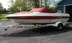 2005 Anniversary Edition Stingray 185LX with Shorelander trailer. 3 liter mercruiser I/O with low hrs. Canvas tops, Kenwood stereo system and Hummingbird GPS/fishfinder. Very good condition, garaged stored.