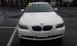 THIS 2006 BMW 550I IS IN EXCELLENT CONDITION INSIDE AND OUT. THIS CAR HAS NEVER BEEN IN AN ACCIDENT AND WAS VERY WELL MAINTAINED. THIS CAR COMES LOADED WITH LEATHER, SUNROOF, NAVIGATION, PUSH BUTTON START, DUAL HEATED SEATS, AM/FM CD PLAYER, CRUISE