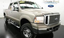 ***5.4L V8 GAS***, ***CLEAN CARFAX***, ***CREW CAB 4X4***, ***XLT PACKAGE***, ***4 NEW TIRES***, ***LOW MILES***, and ***WE FINANCE TRUCKS***. This 2006 F-250SD is for Ford fans looking the world over for a terrific, low-mileage gem. J.D. Power and