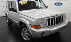 ***#1 MOONROOF***, ***CLEAN CAR FAX***, ***FINANCE HERE***, ***LEATHER***, ***LIMITED***, and ***TRADE HERE***. All the right ingredients! 4WD! Imagine yourself behind the wheel of this good-looking 2006 Jeep Commander. It will take you where you need to