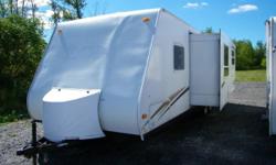 This camper is super clean and ready to camp!! It is surprisingly spacious inside, the slide out really opens it up nice.
Our campers are sold as-is with a NYS inspection. You?re going to pay much less than the big camper places because of this.
If you