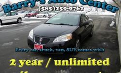 **Get a FREE 2 Year Unlimited Mileage Warranty!!**
Here is a beautiful 2006 Pontiac G6 GT Coupe that is loaded with a moonroof, leather interior, 3.5L V6 engine, basic power options and more!! Drive home in this car today for as low as $184/month!
Spring