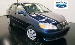 ***AUTOMATIC***, ***CARFAX ONE OWNER***, ***FINANCE HERE***, ***GAS SAVER***, and ***WELL MAINTAINED***. Perfect car for today's economy! You'll be hard pressed to find a nicer 2006 Toyota Corolla than this one-owner gem. This car is fuel efficient, so