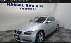 Hassel BMW Mini presents this 2007 BMW 3 SERIES 2DR CPE 328XI AWD with just 64565 miles. Represented in TITANIUM SILVER and complimented nicely by its CORAL RD/BK DKTA LTH interior. Fuel Efficiency comes in at 28 highway and 19 city. Under the hood you