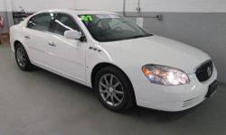 Lucerne CXL, 3.8L V6 SFI, 4-Speed Automatic Electronic Enhanced, White Opal, Leather, a very clean unit, FRESH TRADE IN, LEATHER, NEW BRAKES, and Power Tilt-Sliding Sunroof. THIS PLATINUM LINE VEHICLE INCLUDES * 6 MONTH/6,000 MILE WARRANTY WITH $0
