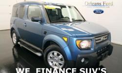 *** EX ***, ***ALL WHEEL DRIVE***, ***BEST VALUE HERE***, ***CLEAN CAR FAX***, ***FINANCE***, and ***WARRANTY***. Hold on to your seats! This 2007 Element is for Honda fanatics who are yearning for a superb-looking and gas-saving SUV. A great gas saver