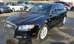 THIS 2008 AUDI A4 2.0T QUATTRO AWD S LINE IS IN EXCELLENT CONDITION INSIDE AND OUT. THIS CAR WAS VERY WELL MAINTAINED AND HAS NEVER BEEN IN AN ACCIDENT. THIS CAR COMES LOADED WITH, LEATHER, SUNROOF, AM/FM CD PLAYER, CRUISE CONTROL, ALLOY WHEELS, DUAL