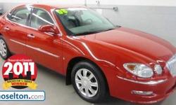 ONE OWNER. Red Hot! Nice car! If you've been longing for just the right 2008 Buick LaCrosse, then stop your search right here. This is the ultimate car that is guaranteed to fit your needs. This LaCrosse has a great cockpit layout, with all the controls
