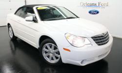 *** #1 TOURING***, *** BEST PRICE***, *** DROP TOP ***, ***CLEAN CAR FAX***, ***LEATHER***, and ***NOHTING BUT FUN! ***. Flex Fuel! There isn't a cleaner 2008 Chrysler Sebring to have a top-down great time in than this gorgeous-looking specimen. New Car