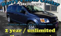 **Get a FREE 2 Year Unlimited Mileage Warranty!!**
This is a super clean Grand Caravan with a unique interior; the second row of seats has built in child safety restraints! It also has all the power options you want, and comes with an amazing warranty,