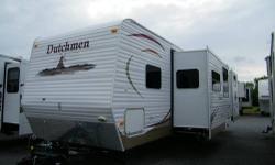 WOW this is a nice camper!! This 2008 Dutchmen is 30ft and has a dry weight of around 7,800 lbs. Its a one owner with two slide outs, rear bunks, TV, lots of space, and more!! If you don?t have a truck, don?t worry! We will deliver to your house,