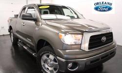 ***4X4***, ***CLEAN CAR FAX***, ***DOUBLE CAB***, ***EXTRA CLEAN***, and ***SR5***. Crew Cab! It's time for Orleans Ford Mercury Inc! Confused about which vehicle to buy? Well look no further than this outstanding-looking 2008 Toyota Tundra. Add up all