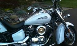 Pearl White, with windshield, 1200 highway miles. Purchased brand new in 2011 - road for one season. In perfect condition.