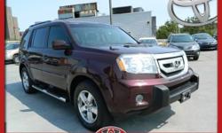This 2009 Honda Pilot EX-L is offered exclusively by Fordham Toyota This Honda Pilot EX-L is an incredibly versatile vehicle that is a must have for any family. Want to brave the road less traveled? You'll have the 4WD capabilities to do it with this