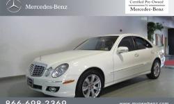 Mercedes-Benz of Massapequa presents this 2009 MERCEDES-BENZ E-CLASS C with just 45099 miles. Represented in WH. Under the hood you will find the 3.5 Liter coupled with the 5-SPEED AUTOMATIC ELECTRONICALLY CONTROLLED TRANSMISSION -INC: DRIVER-ADAPTIVE
