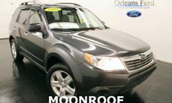 ****VERY WELL MAINTAINED***, ***BEST VALUE***, ***CLEAN CAR FAX***, ***EXTRA CLEAN***, ***MOONROOF***, and ***ONE OWNER***. AWD! Be sure to take advantage of owning this beautiful-looking 2009 Subaru Forester. This is a great one-owner Forester and it's