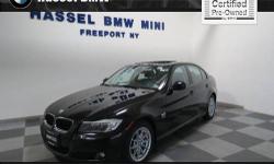 Hassel BMW Mini presents this CARFAX 1 Owner 2010 BMW 3 SERIES 4DR SDN 328I XDRIVE AWD with just 28053 miles. Represented in JET BLACK and complimented nicely by its BLACK LEATHER interior. Fuel Efficiency comes in at 25 highway and 17 city. Under the