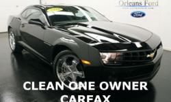 ***#1 LOOK !!! ***, ***AUTOMATIC***, ***BEST COLOR***, ***CHROME WHEELS***, ***CLEAN CAR FAX***, ***LOW MILES***, and ***ONE OWNER***. If you've been longing to get your hands on just the right 2010 Chevrolet Camaro, then stop your search right here. This