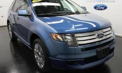 ***ALL WHEEL DRIVE***, ***CLEAN CAR FAX***, ***LEATHER***, ***ONE OWNER***, ***SOLD AND SERVICED HERE***, ***SPORT BLUE METALLIC***, and ***SPORT***. Confused about which vehicle to buy? Well look no further than this great-looking 2010 Ford Edge. This