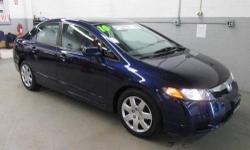 Civic LX, 4D Sedan, 1.8L I4 SOHC 16V i-VTEC, Cloth, ***NOT AN AUCTION CAR**, alot of bang for the buck, and JUST CAME OFF LEASE. Come to the experts! THIS PLATINUM LINE VEHICLE INCLUDES * 6 MONTH/6,000 MILE WARRANTY WITH $0 DEDUCTIBLE,*OVER 110 POINT