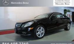 Mercedes-Benz of Massapequa presents this 2010 MERCEDES-BENZ E-CLASS 2DR CPE E350 RWD with just 26886 miles. Represented in BLACK. Fuel Efficiency comes in at 26 highway and 17 city. Under the hood you will find the 3.5 Liter coupled with the 7-SPEED