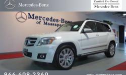 Mercedes-Benz of Massapequa presents this CARFAX 1 Owner 2010 MERCEDES-BENZ GLK-CLASS 4MATIC 4DR GLK350 with just 28379 miles. Represented in ARCTIC WHITE and complimented nicely by its BLACK LEATHER INSERT interior. Fuel Efficiency comes in at 21 highway