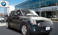 MINI Certified, ONLY 19,813 Miles! British Racing Green Metallic exterior, Hardtop trim. CD Player, Keyless Start, Auxiliary Audio Input, Aluminum Wheels, Head Airbag. 4 Star Driver Front Crash Rating. AND MORE!======KEY FEATURES INCLUDE: Auxiliary Audio