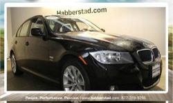 You must see this Black Black 4 door 2011 BMW 3 Series! This vehicle is powered by a Gas I6 3.0L/183 engine with , an Automatic transmission, and AWD. We priced this BMW 3 Series to sell quickly! You will find that is vehicle is loaded with options like: