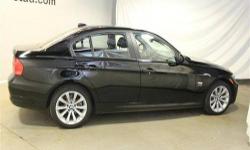You must see this Black Black 4 door 2011 BMW! This vehicle is powered by a Gas I6 3.0L/183 engine with , an Automatic transmission, and AWD. We priced this BMW 3 Series to sell quickly! You will find that is vehicle is loaded with options like: a Sport &
