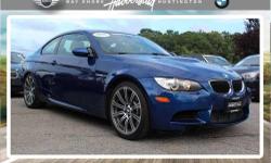 You will love this Blue Blue 2 door 2011 BMW! This vehicle is powered by a Gas V8 4.0/244 engine with and RWD. We priced this BMW M3 to sell quickly! You will find that is vehicle is loaded with options like: a M Color Stitching And Tilt/telescopic