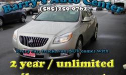 **Get a FREE 2 Year Unlimited Mileage Warranty!!**
Here is a low mileage 2011 Buick Regal CXL loaded with power locks, windows and seats, heated seats, a 2.4L I4 SFI engine and more! It has only had one owner and has a clean auto check report! This