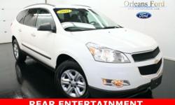 ***ALL WHEEL DRIVE***, ***CLEAN CAR FAX***, ***EXCEPTIONAL***, ***EXTRA CLEAN***, ***LS***, ***ONE OWNER***, and ***REAR SEAT ENTERTAINMENT SYSTEM***. This 2011 Traverse is for Chevrolet fanatics who are searching for that babied creampuff, with that