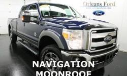 ***NAVIGATION***, ***MOONROOF***, ***LARIAT ULTIMATE***, ***HEATED LEATHER***, ***CAMPER PACKAGE***, and ***CHROME PACKAGE***. You won't find a better truck than this stout 2011 Ford F-250SD. New Car Test Drive called it ... the largest mass-market pickup