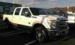 Check out this 2011 Ford Super Duty F-350 SRW Lariat SuperCrew 4x4. It has an Automatic transmission and a Turbocharged Diesel V8 6.7L/406 engine. This Super Duty F-350 SRW comes equipped with these options: White Platinum Metallic Tri-Coat, Chrome