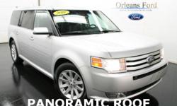***MOONROOF***, ***ALL WHEEL DRIVE***, ***CLEAN ONE OWNER CARFAX***, ***TRAILER TOW***, ***HEATED LEATHER***, ***SONY SOUND***, and ***SYNC***. Be the talk of the town when you roll down the street in this superb-looking 2011 Ford Flex. Consumer Guide