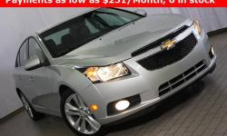 CERTIFIED CLEAN CARFAX 1-OWNER VEHICLE!!! CHEVY CRUZE LTZ!!! Genuine leather seats - Fog lamps - Uconnect - Heated seats - power seats - Non-smoker vehicle! - Accident and problem free - immaculate condition like new!!! Save yourself Time and Money-