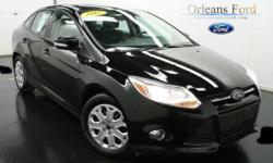 ***WINTER PACKAGE***, ***HEATED SEATS***, ***HEATED MIRRORS***, ***CLEAN ONE OWNER CARFAX***, and ***MINOR HAIL DAMAGE***. Black Beauty! Your quest for a gently used car is over. This good-looking 2012 Ford Focus has only had one previous owner, with a