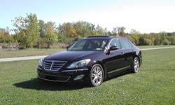 Hyundai Genesis .......... 2012 4.6 Engine with 6,400 K miles. Absolutely the best 2012 available. This Genesis has every option that could be ordered,or was available, Personal garage kept always inside.
This Genesis is Black outside with a tan leather