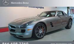 Mercedes-Benz of Massapequa presents this CARFAX 1 Owner 2012 MERCEDES-BENZ SLS AMG 2DR CPE SLS AMG with just 12627 miles. Represented in ALUBEAM SILVER and complimented nicely by its CLASSIC RED interior. Fuel Efficiency comes in at 20 highway and 14