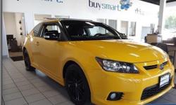 Just Arrived: 2012 Scion tC
Transmission: Automatic
Get ready to turn some heads when driving this tC down the road with its sharp yellow paint job which is accented by black racing rims. The body and rims are in mint condition showing no signs of rust or