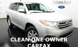 ***CLEAN ONE OWNER CARFAX***, ***WE FINANCE***, ***TRADE HERE***, ***PRICED TO SELL***, and ***WELL MAINTAINED***. AWD! Be sure to take advantage of owning this robust, reliable 2012 Toyota Highlander. Toyota Certified Pre-Owned means you not only get the