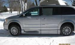 Braun conversion with nearly all available options. Silver metallic, 3.6 liter, V6 automatic. - See more at: http://www.cacars.com/Car//Chrysler/Town_&_Country/2013_Chrysler_Town%20&%20Country_for_sale_1004626.html#sthash.qiscGBYi.dpuf