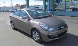 With handsome styling, strong acceleration, comfortable and quiet ride, spacious cabin, and solid build quality, the 2013 Hyundai Accent represents a strong choice for a small sedan. * Engine: 1.6 L Inline 4-cylinder - Drivetrain: Front Wheel Drive -
