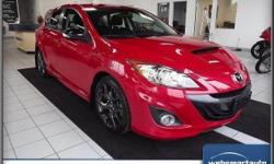 Just Arrived: 2013 Mazda Mazdaspeed 3
The candy apple paint is sure to turn some heads when cruising down the road in this beautiful Mazda 3. It comes equipped with 2.3L turbocharged 6 speed manual engine as well as performance tires to maximize the